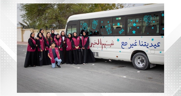 Led by HH Shaikh Sheema bint Nasser bin Hamad, "Sheyam Al Khayr" team distributes Eid gifts to RHF children
